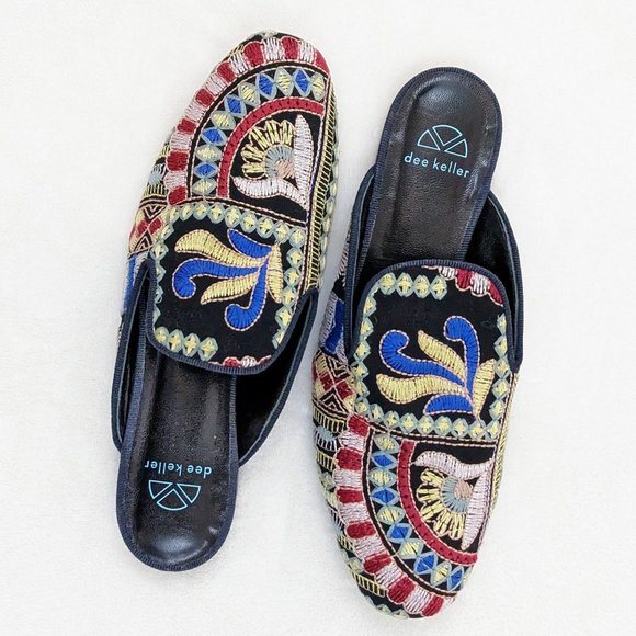 Dee Keller Embroidered Mules - Picture 4 of 10